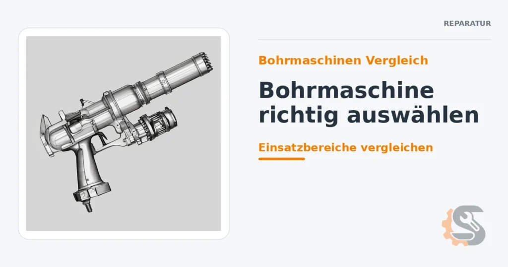 Bohrmaschine richtig auswählen: Schlagbohrer, Bohrhammer oder Akkuschrauber?