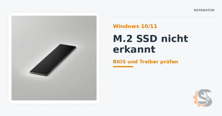 M.2 SSD nicht erkannt: So prüfen Sie BIOS, NVMe und Windows